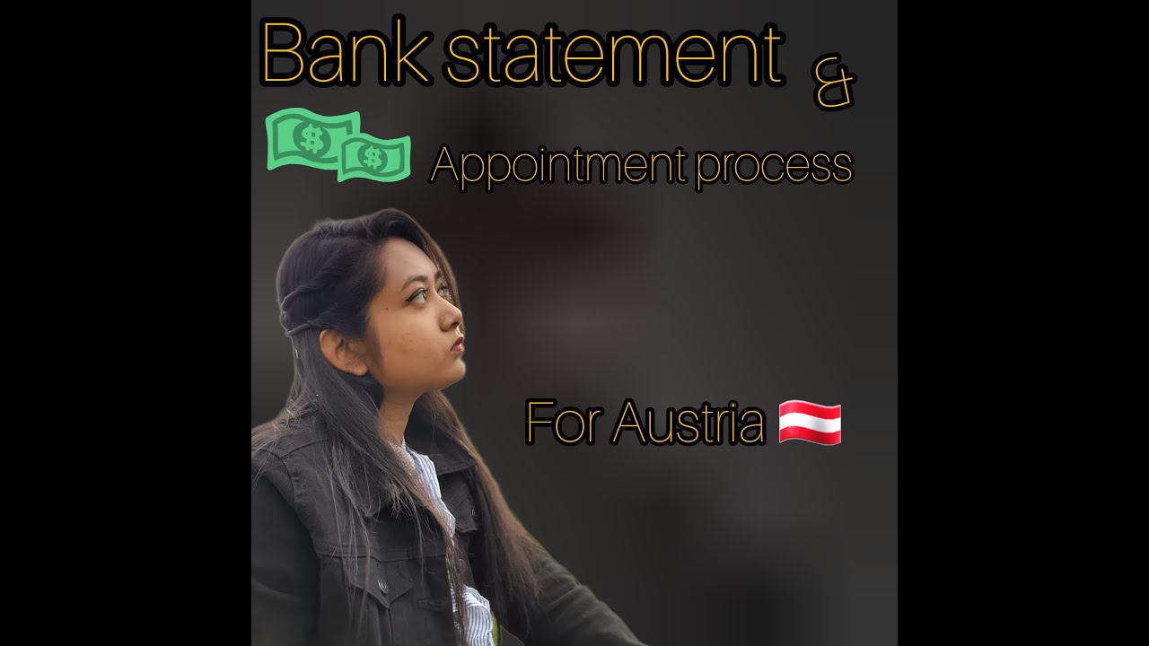 Bank statement and appointment process for Austria | #austria #bankstatement #2024 #vienna