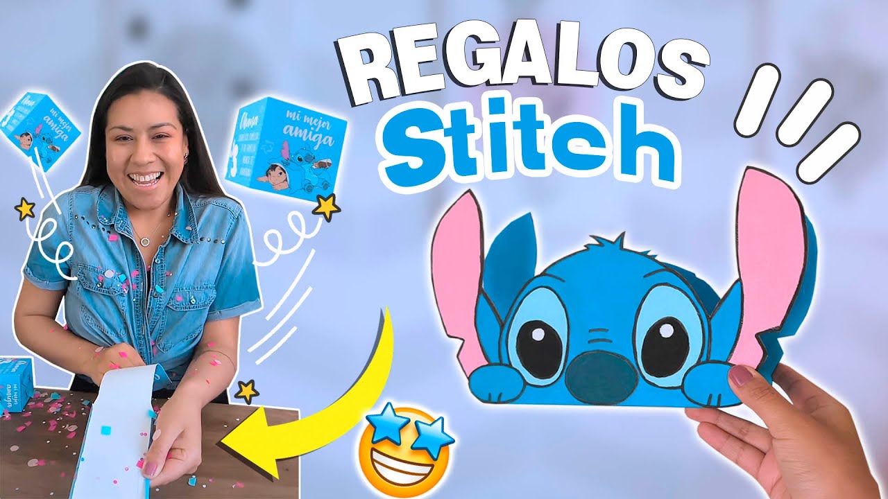 3 MANUALIDADES de Stitch 💙 Fáciles y bonitas - REGALOS SORPRESA | Tu Diva Creativa