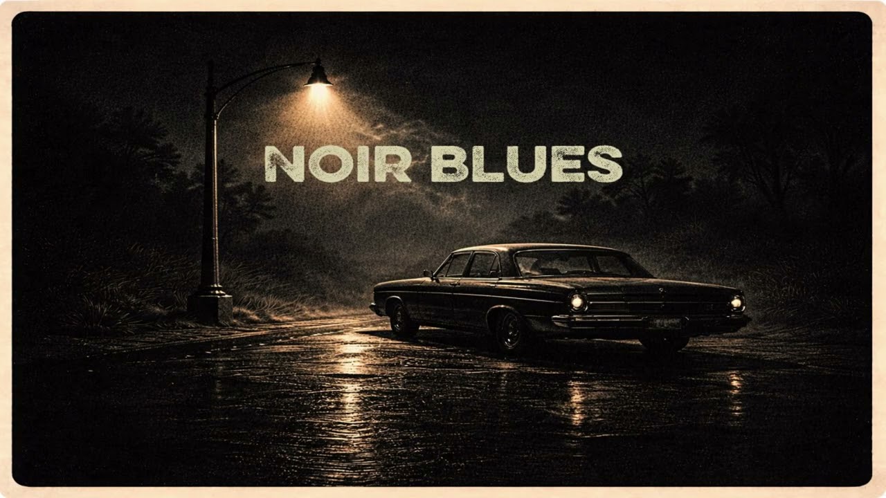 Noir Blues – Midnight Road | Dark Vintage Blues Instrumental