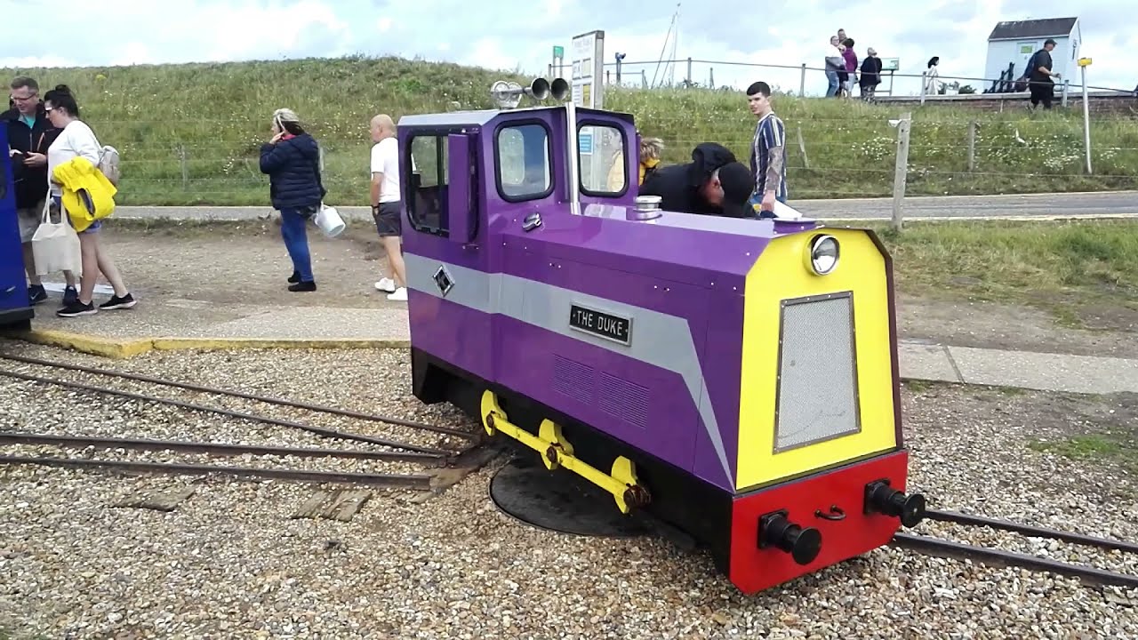 The Duke In Action At The Now Closed Wells Harbour Railway on Sunday 8th August 2021.