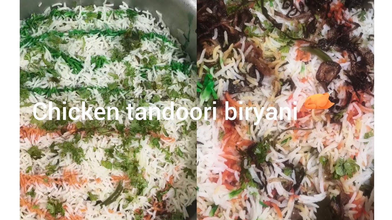 आज बनवूया चिकन तंदुरी बिर्याणी 😋🙏🏻