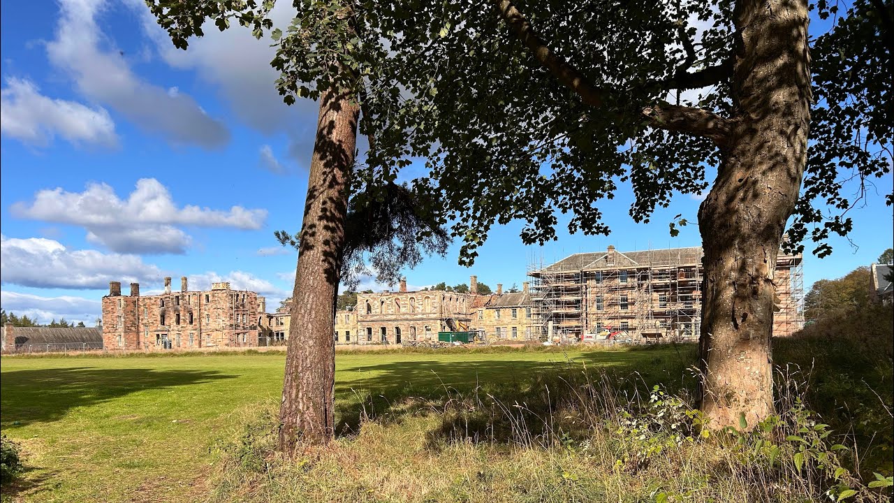 Rosslynlee Asylum Scotland|Exploring What's Left After A Huge Fire