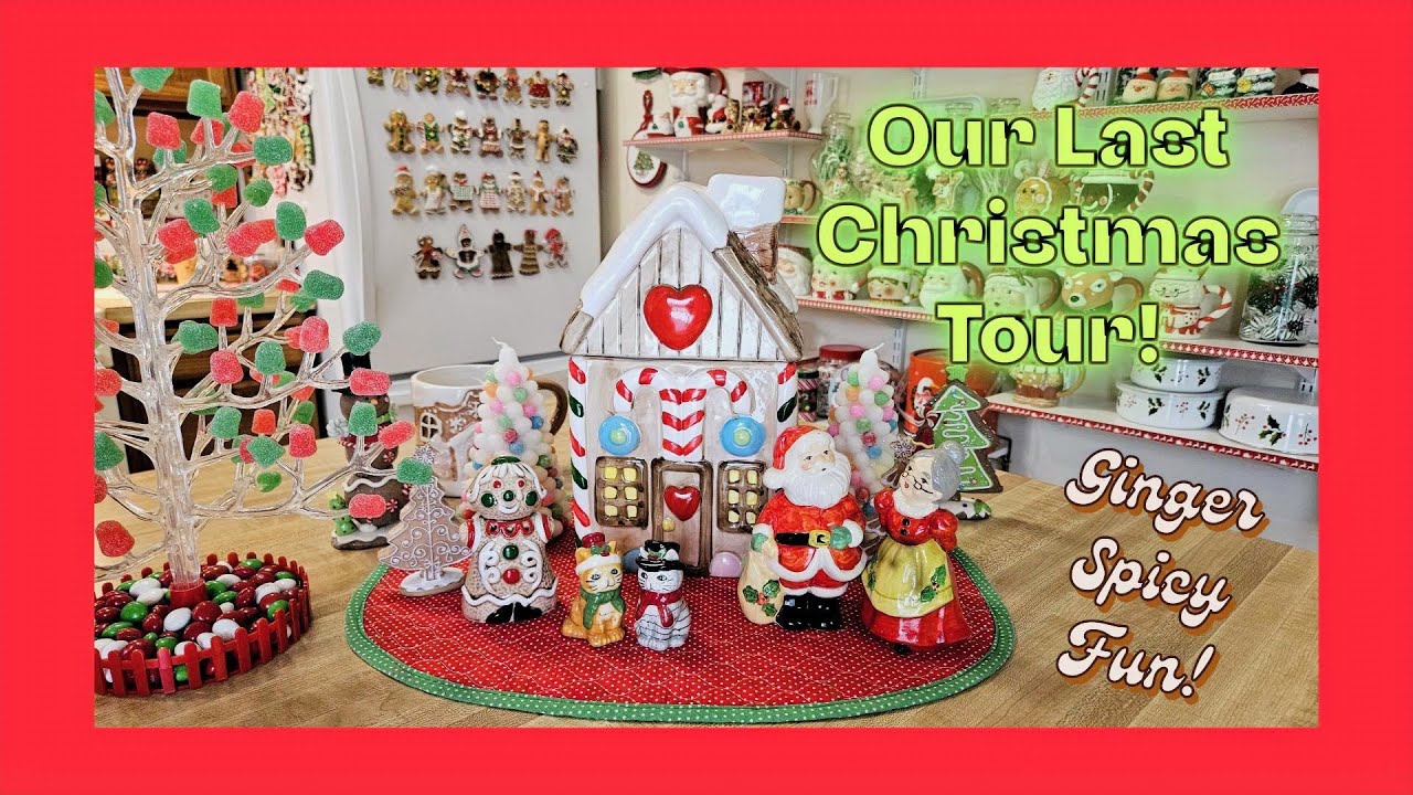 2025 VINTAGE THRIFTED CHRISTMAS KITCHEN DECOR Home Tour #5 | with Relaxing Music
