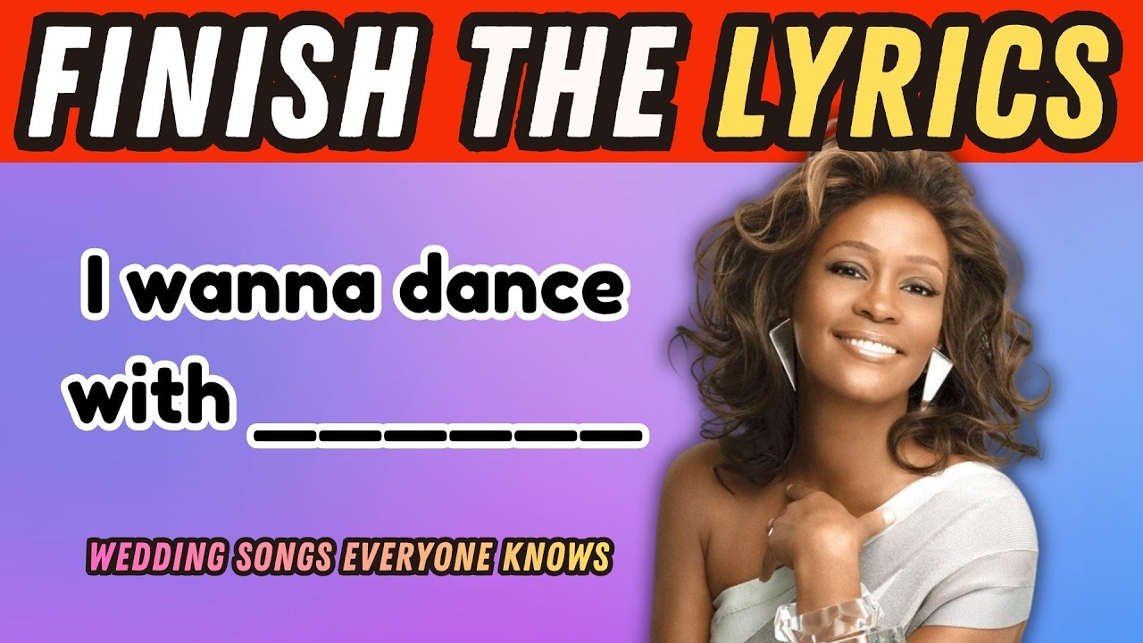 💍 Finish the Lyrics: Wedding Songs Everyone Knows 💒 Can You Get 40/40?