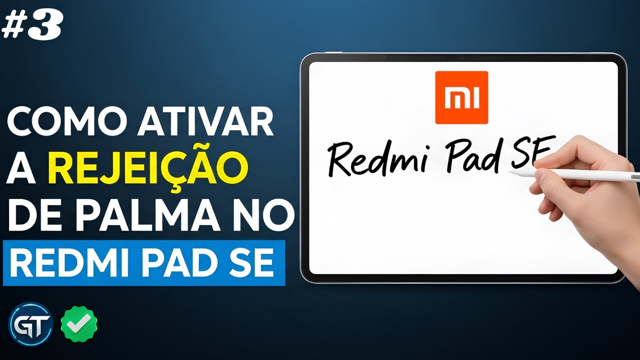 Tá com problema na rejeição de palma? Faz ISSO no teu Redmi Pad SE AGORA!