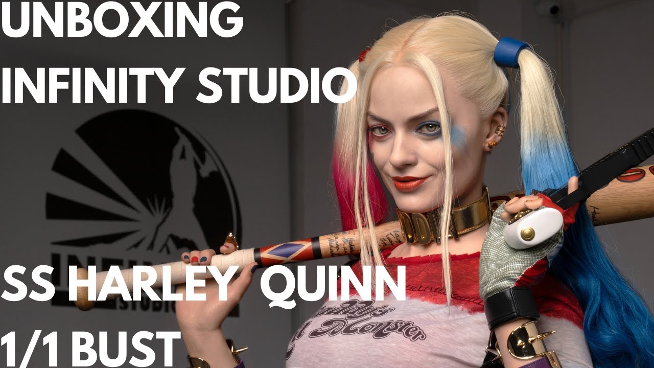 Infinity Studio Suicide Squad Harley Quinn Bust Statue Unboxing