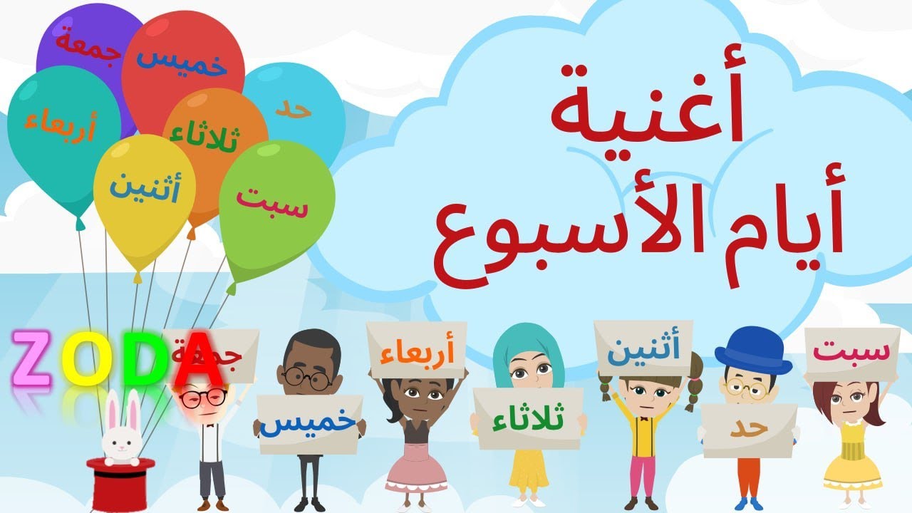 اغنية ايام الاسبوع - تعليم الطفل ايام الاسبوع بطريقة ممتعة