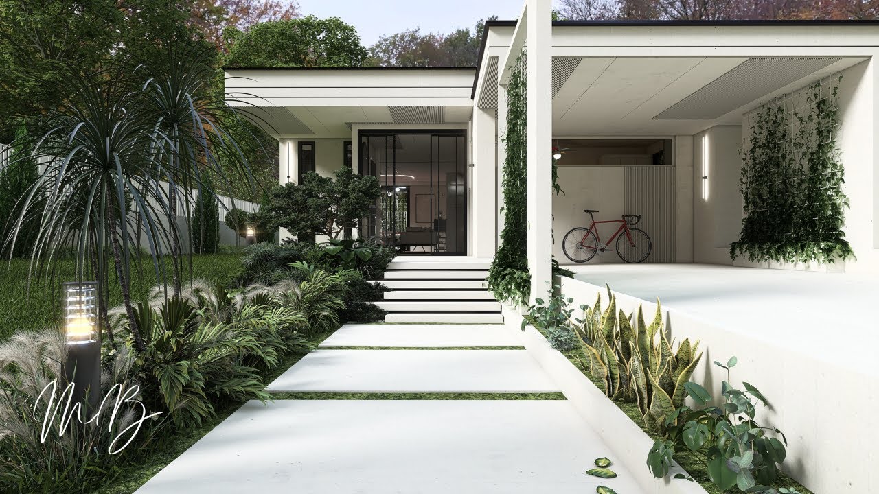 Modern Small House Design Idea: Luxury Small House of 100 sqm