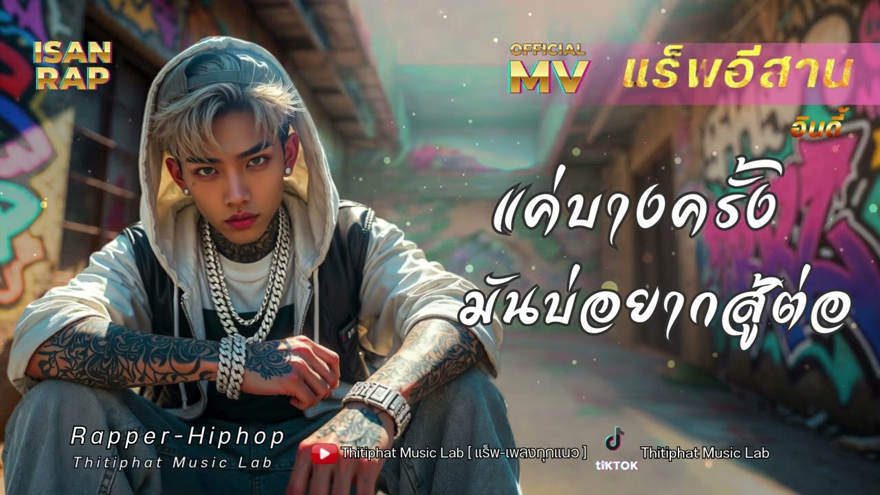 แค่บางครั้งมันบ่อยากสู้ต่อ_แร็พอีสาน / เพลงแร็พ / ฮิปฮอป / rap / hiphop [ Thitiphat Music Lab ]