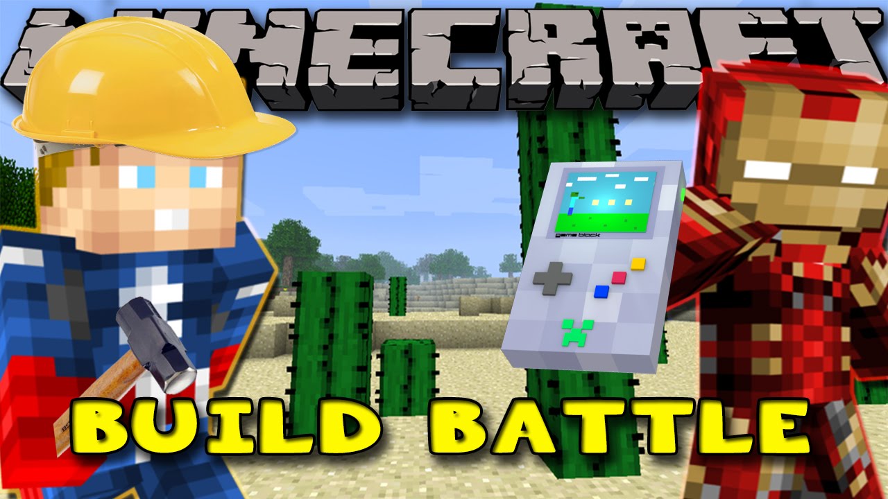 Minecraft MineVengers -  SUPER HERO BUILD BATTLE!