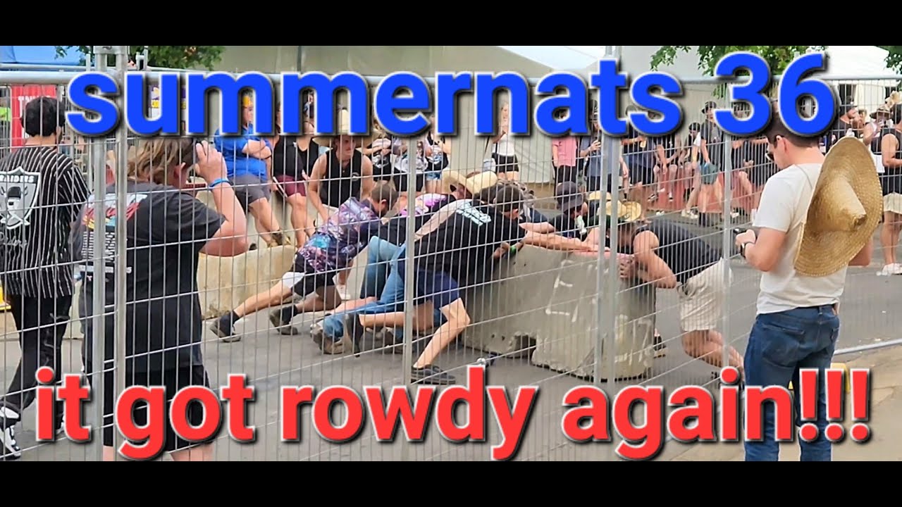 Summernats 36: getting loose on Saturday afternoon again