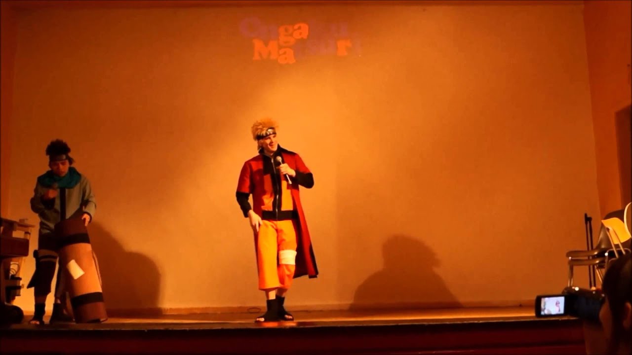 Cosplaywettbewerb Naruto & Konohamaru VS Pain