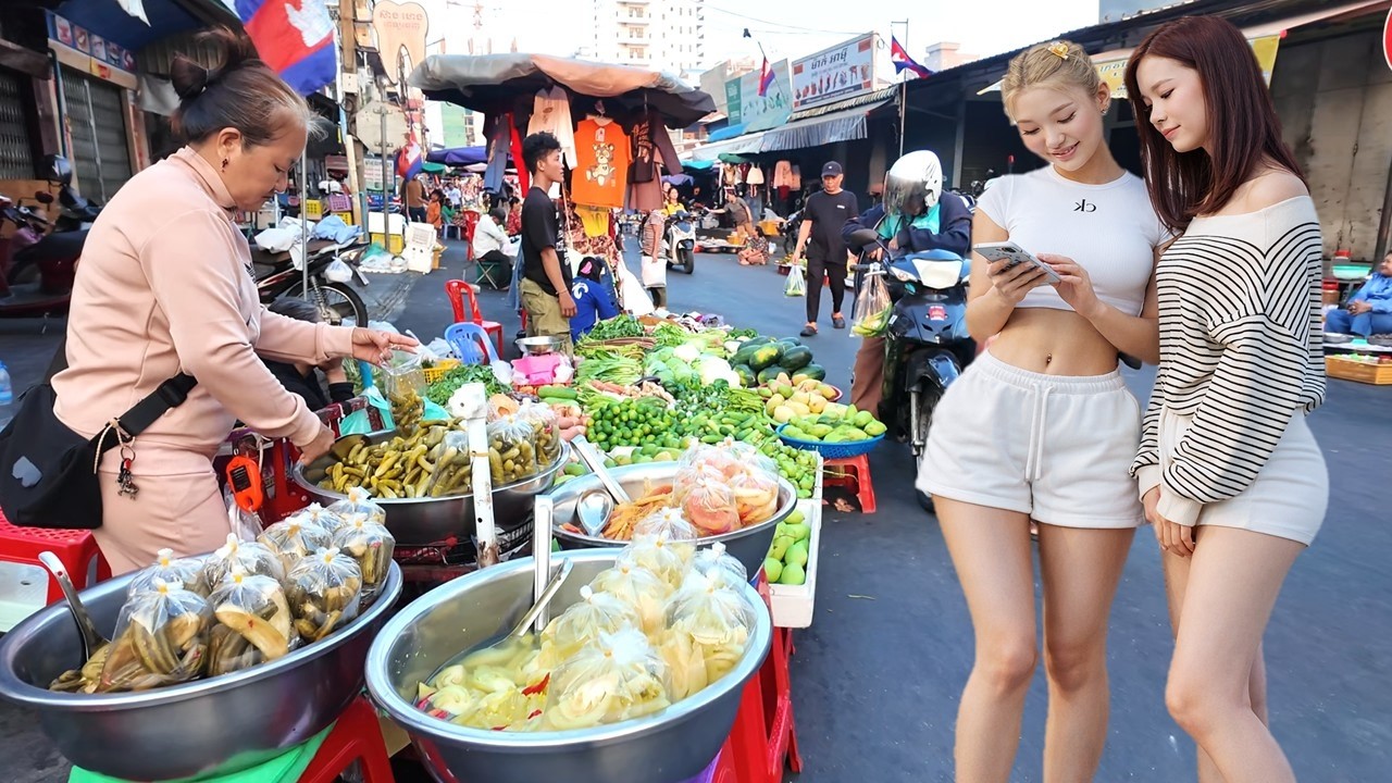 Best Cambodian Street Food Review 2026​ - Evening Walking Tour in Toul Tom Poung Food Market