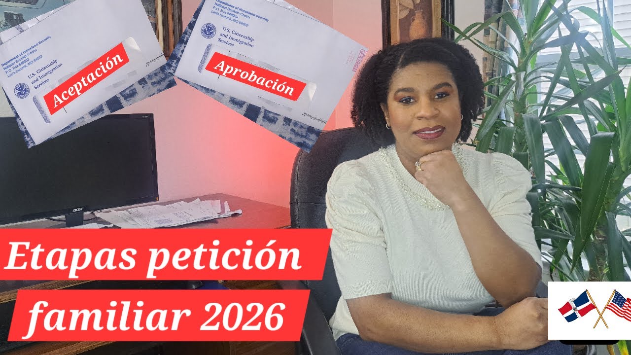 Etapas de una Petición familiar I-130 en 2026: desde la aceptación a la cita consular.