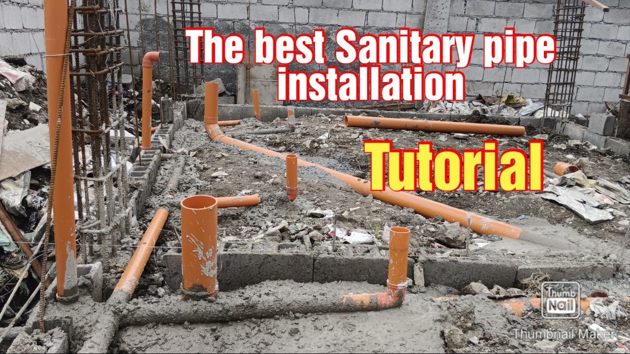 Paano mag linya Ng sanitary pipe? at alamin Ang mga tamang sukat para sa mga abang tubo naten