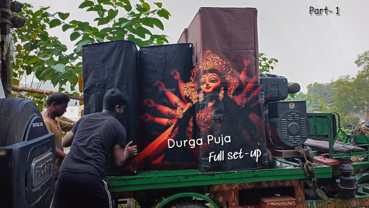 Dj and Live program Durgapuja Full setup || #psound by pijush sarkar