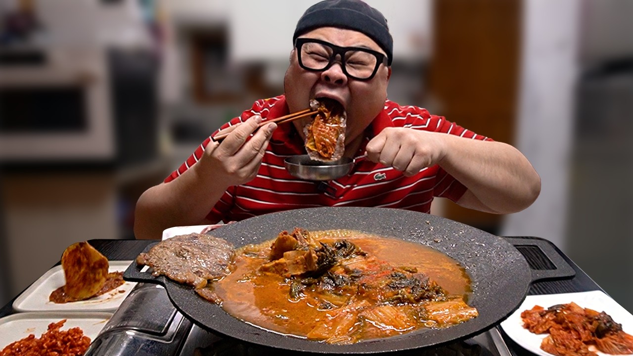 소고기에 우거지갈비탕으로 한끼 든든하게! │Grilled beef and short rib soup Mukbang Eatingshow