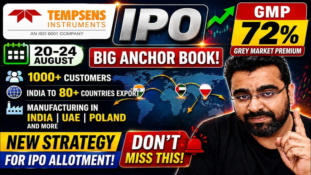 Tempsens Instruments IPO | 51% GMP? | Big Anchor Book | 1,000+ Customers  | IPO Allotment Strategy