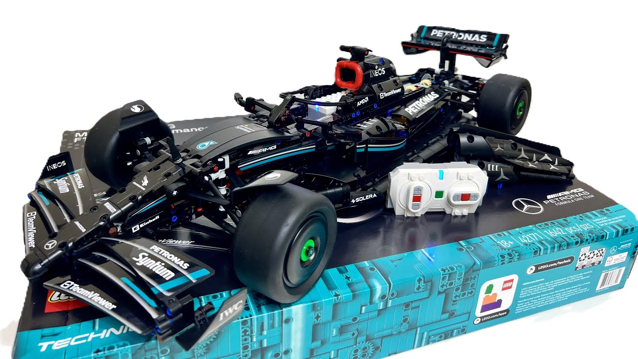 How to Motorize LEGO Technic 42171 Mercedes AMG F1 Performance Full RC Car MOD  MOC Tutorial (4K)