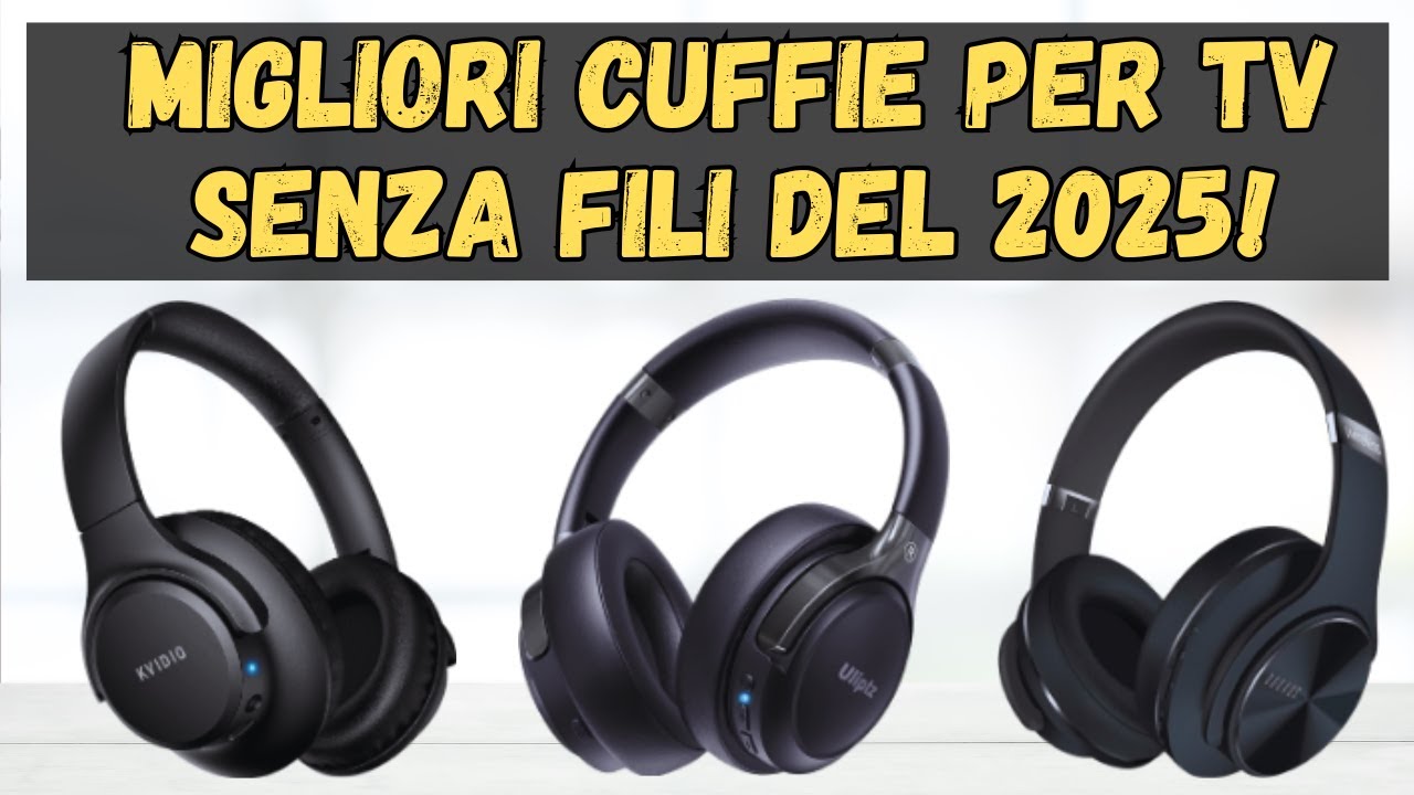 📣 TOP 3 MIGLIORI CUFFIE PER TV SENZA FILI DEL 2025!!! (I MODELLI PI&Ugrave; VENDUTI)