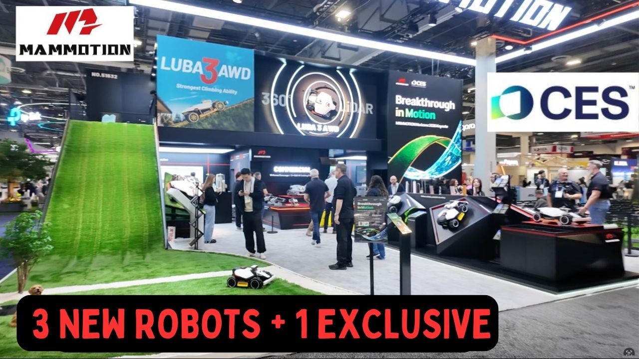 Невыпущенный робот Mammotion на выставке CES 2026? Вот все его новые функции!