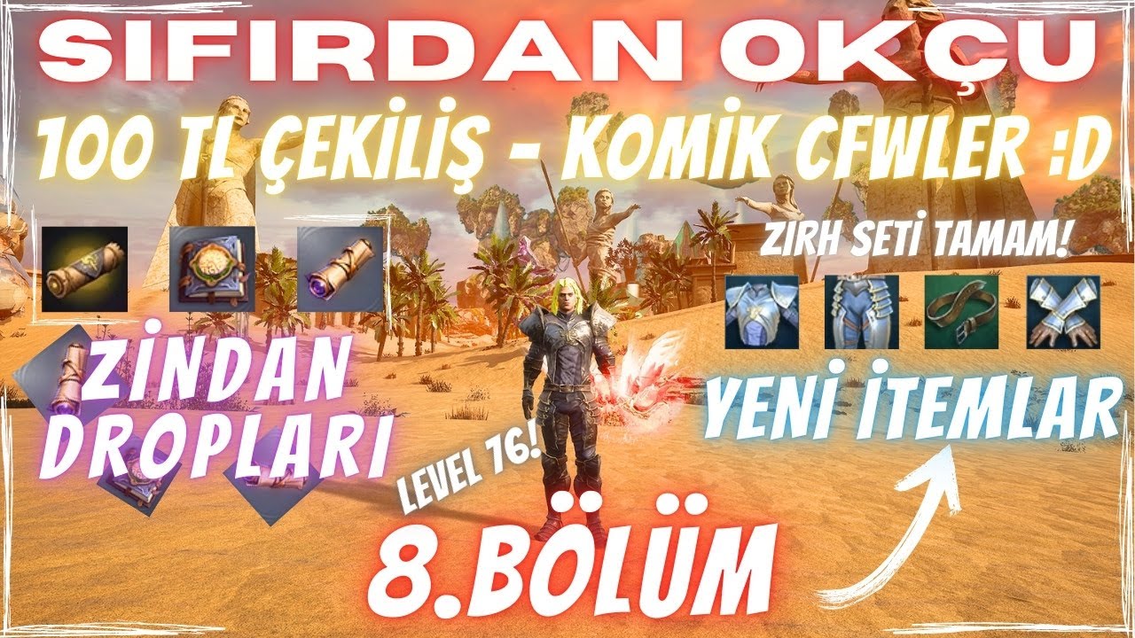 SIFIRDAN OKÇU 8. BÖLÜM | BAŞARILI UPGRADELER | ZİNDAN DROPLARI | YAYIN KESİTLERİ | Rise Online