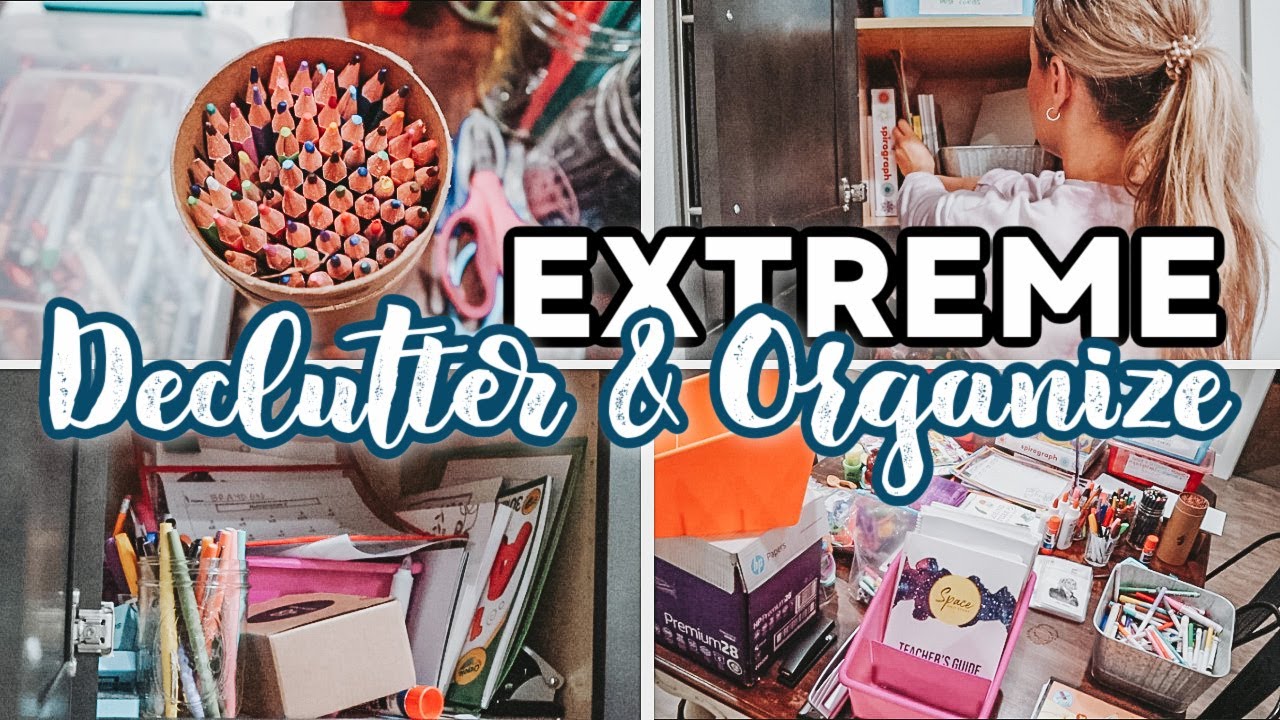 EXTREME DECLUTTER & ORGANIZE // Relaxing Clean With Me 2020