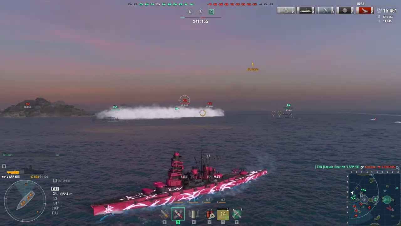 World of warships gameplay