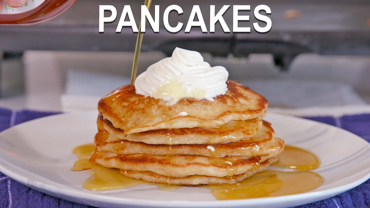 Buttermilk Pancakes w/ Bourbon Whipped Cream | Pour Choices Kitchen