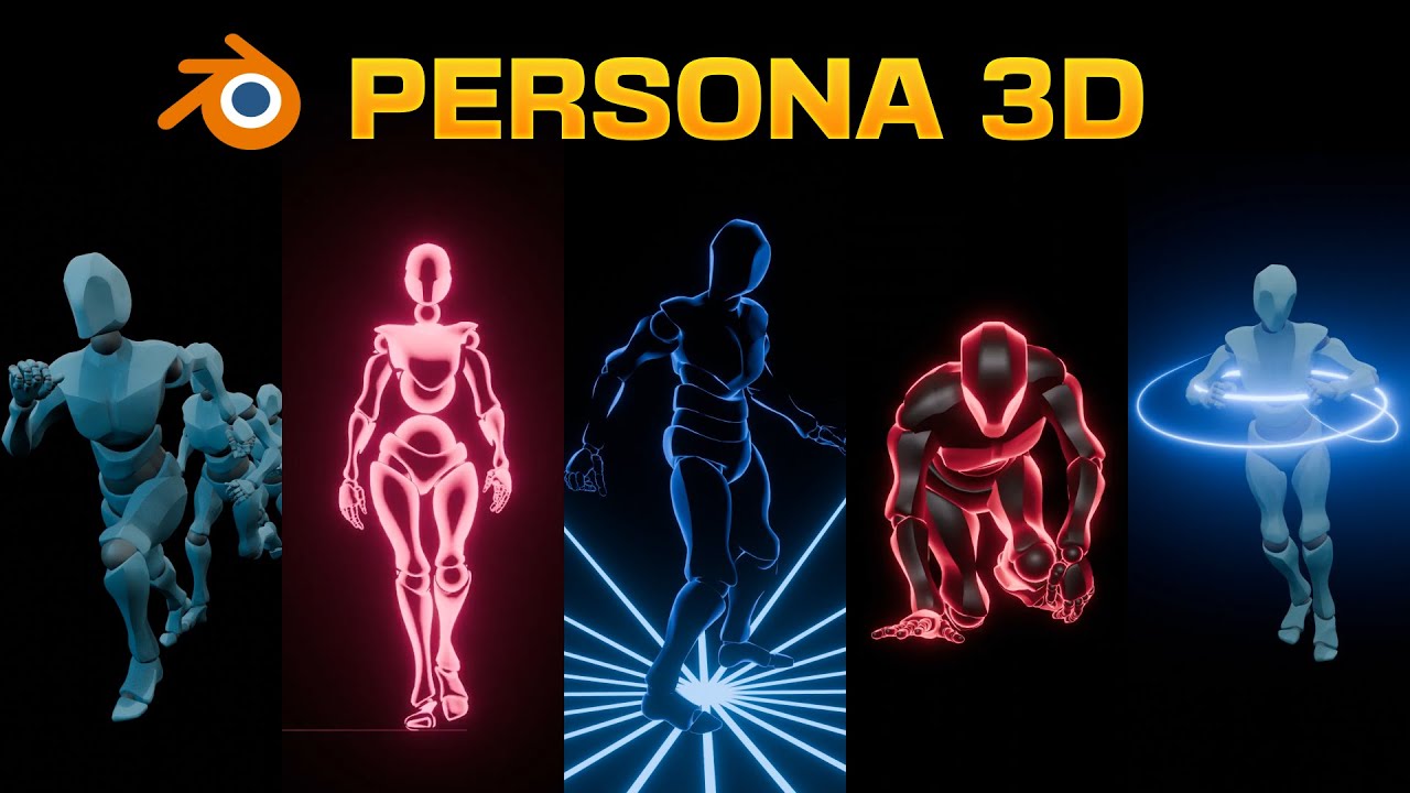 Cómo Usar Personajes 3D Animados Gratis en Blender (Sin Animar Nada)