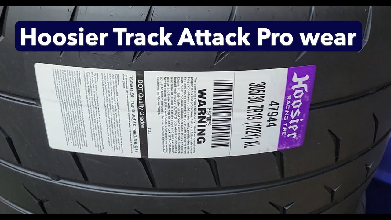 Hoosier Track Attack Pros wear review