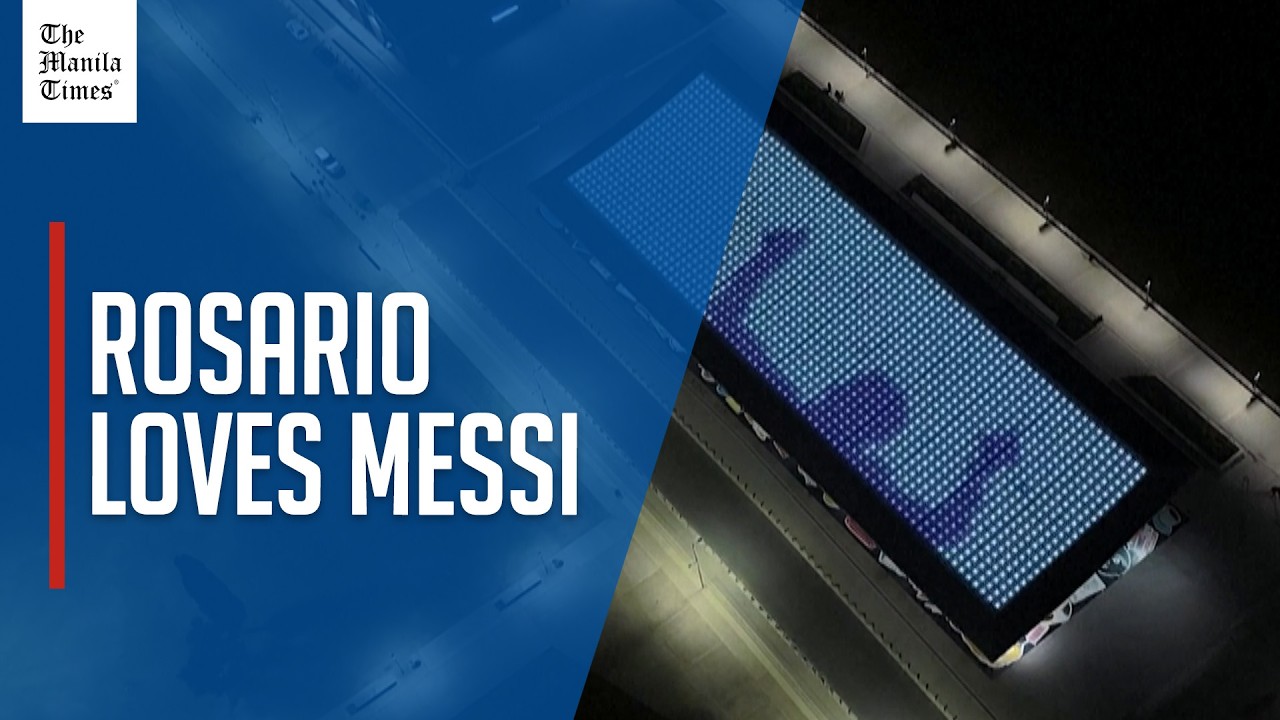 'Rosario loves you': Messi's hometown pays tribute to its idol