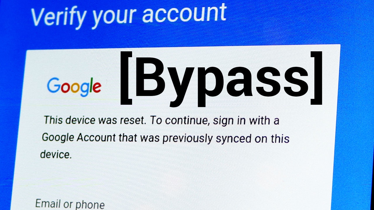 How to Bypass Google FRP lock on any Android phones