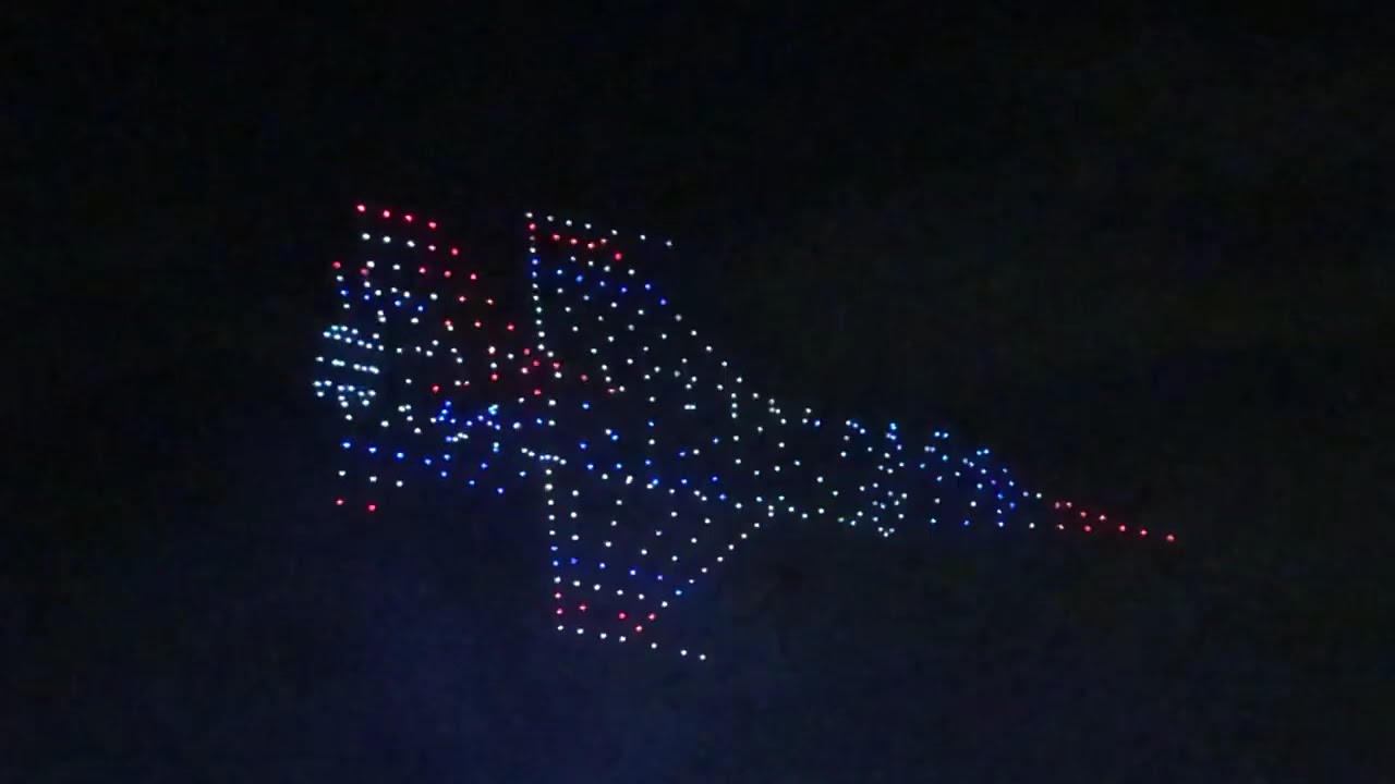 Drones over Sun N Fun 50th Anniversary