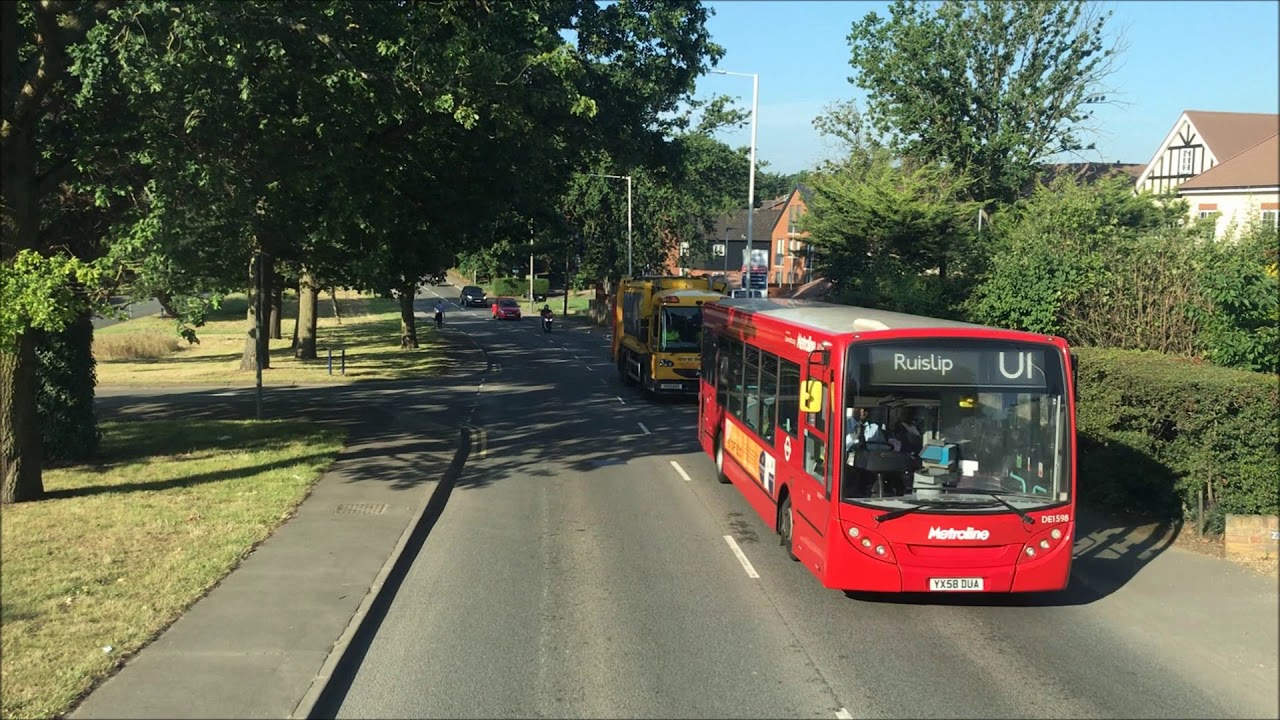 FULL ROUTE VISUAL | London Bus Route U1 - Ruislip to West Drayton | VWH2177 (LK16DFV)