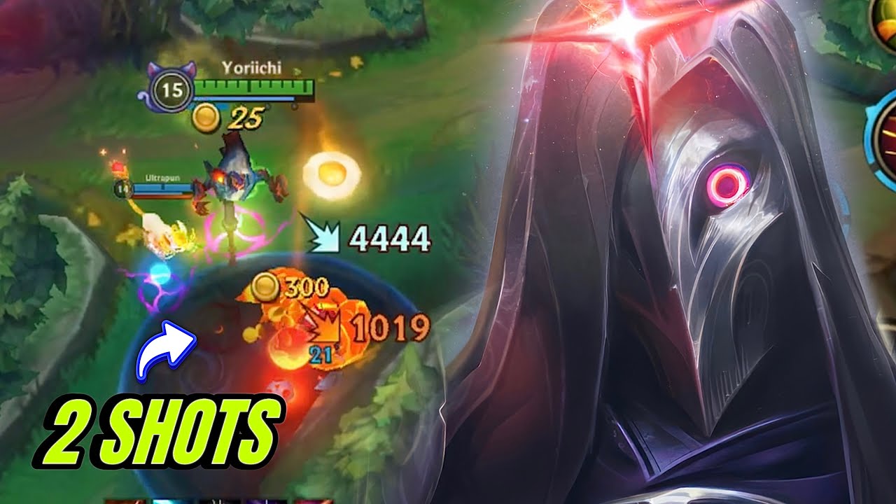 JHIN SO OVER POWER WITH YUUMI \ JHIN 2 SHOTS AHRI | WILD RIFT