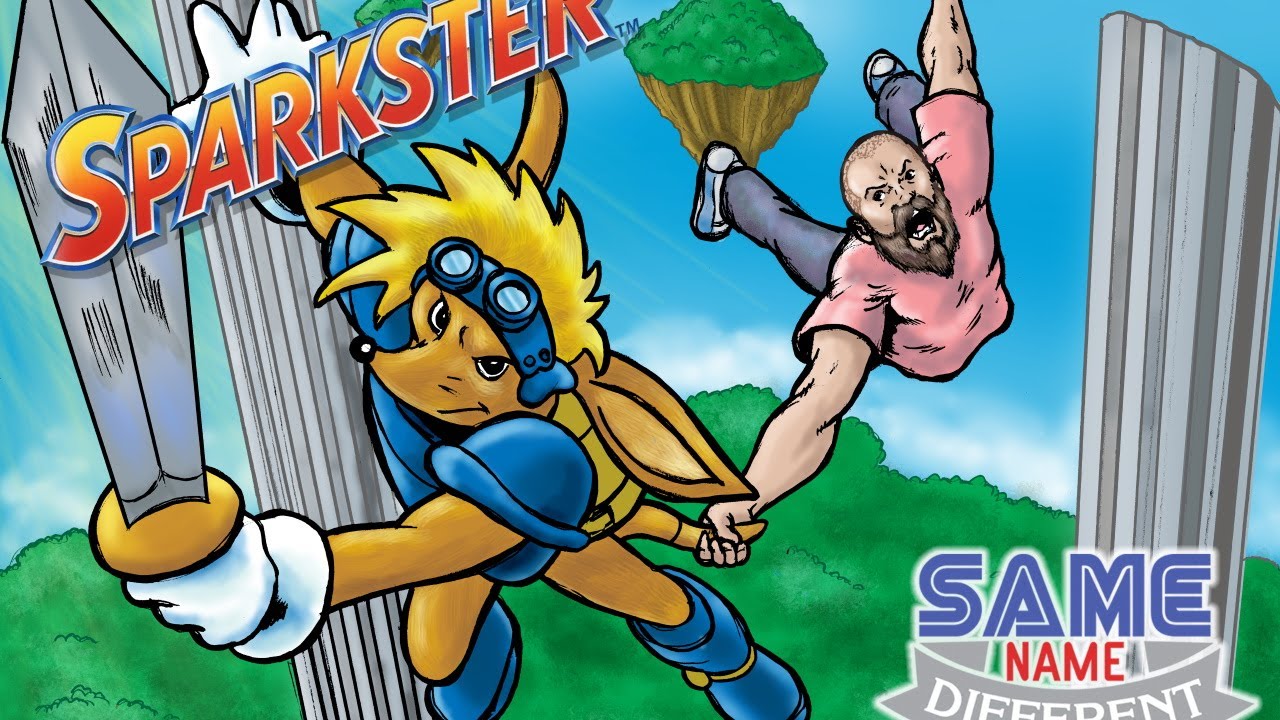 Sparkster — то же название, другая игра (SNES против Genesis/Mega Drive)