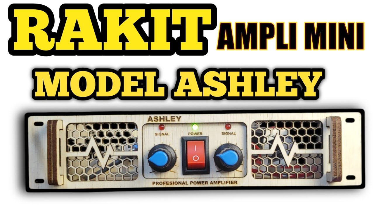 CARA MERAKIT AMPLI MINI 12V MODEL ASHLEY #amplimini