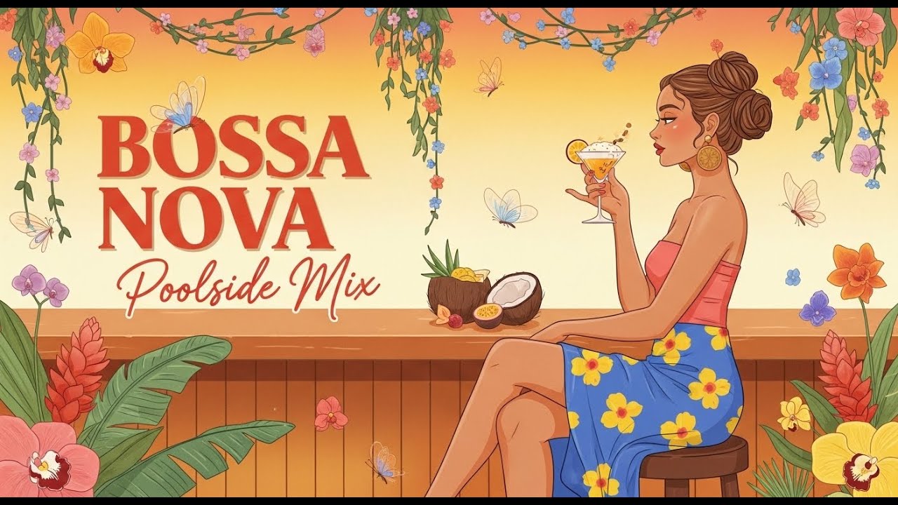 Sunny Coast Bossa Nova 🌴🎶 Calm Jazz Instrumentals