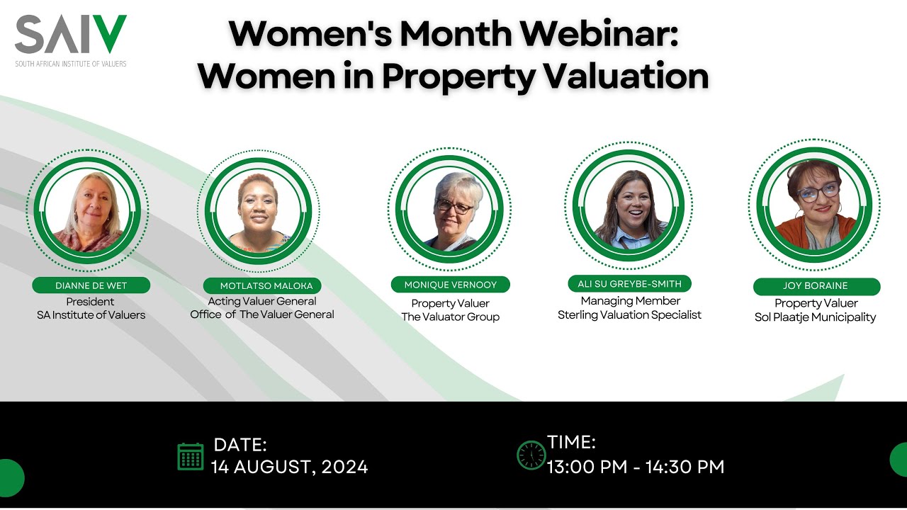 SAIV Webinar: Women in Property Valuation