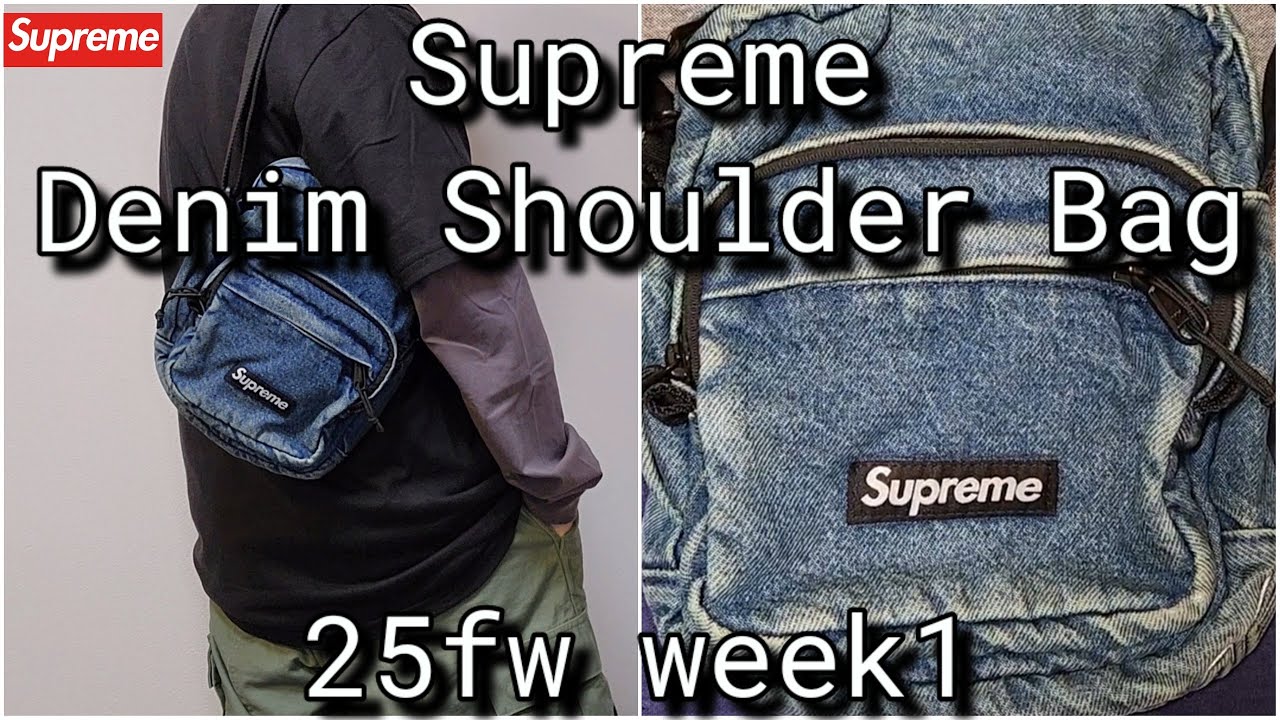 Supreme Denim Shoulder Bag 25fw week1 シュプリーム デニム ショルダーバッグ