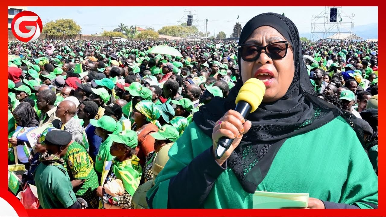 🔴#Live: DKT SAMIA AVURUGA NJOMBE MJINI - MAMIA WAMIMINIKA KUMSIKILIZA KAMPENI ZA URAIS CCM!