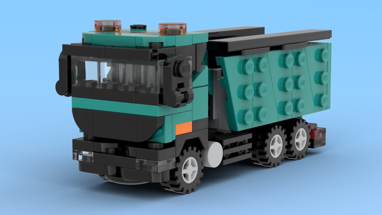 LEGO Mini Iveco Trakker Dump Truck 🚛💥 Tiny Truck, Big Attitude! 💪🧱 #lego #legomoc #legoanimation