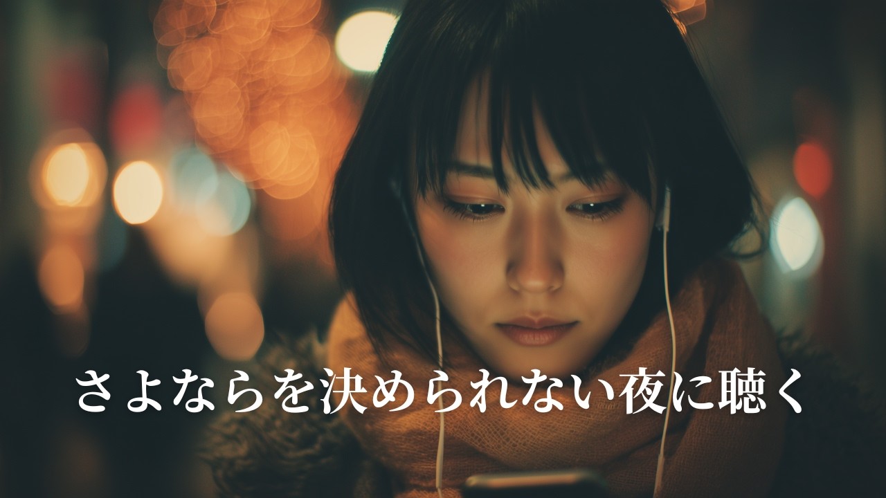 わかってる、あなたは私のものじゃない｜さよならを決められない夜のJ-Pop Ballad