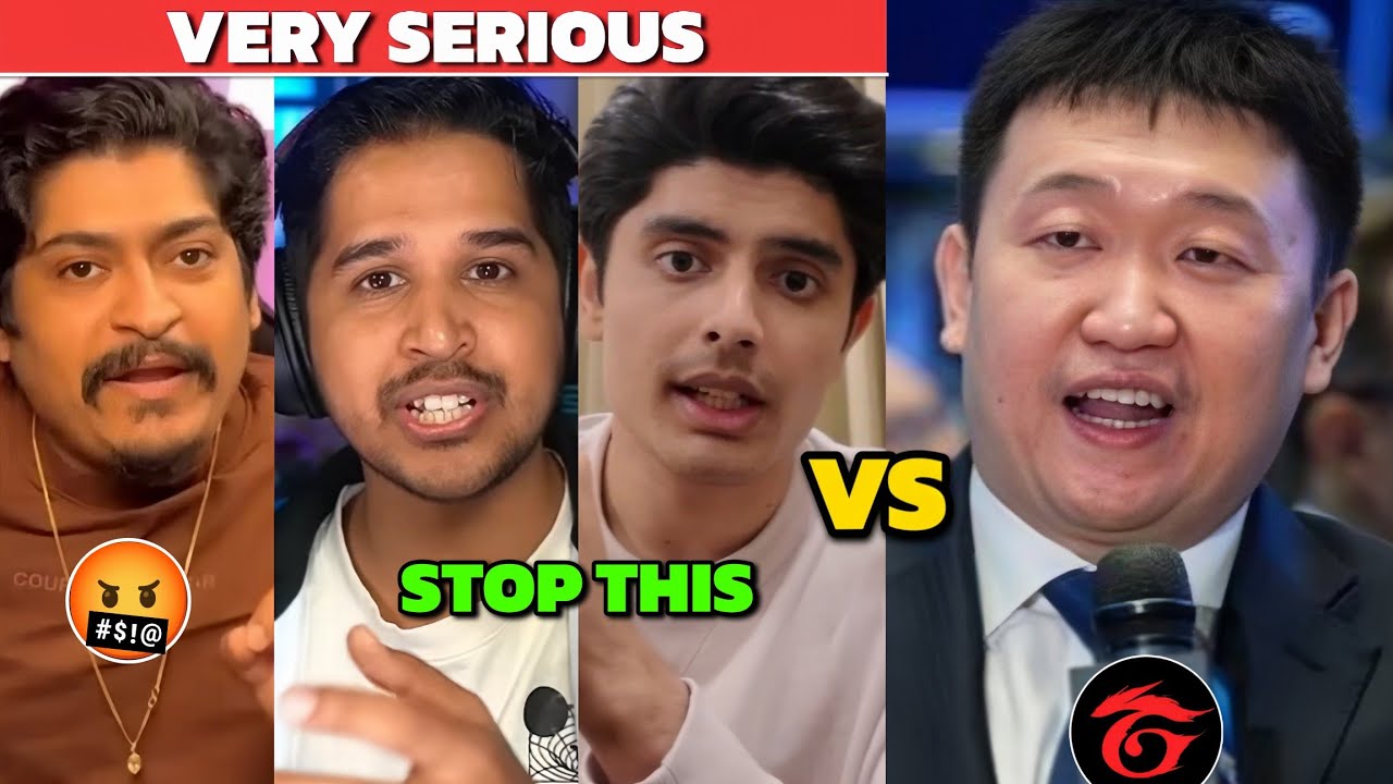 SERIOUS😯...Youtubers VS Garena Free Fire | Total Gaming - Garena ki fielding set🤬