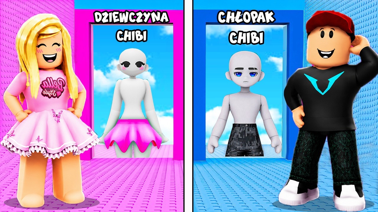 KAŻDY WYB&Oacute;R Ubiera nas w STYL CHIBI  w Roblox 😁