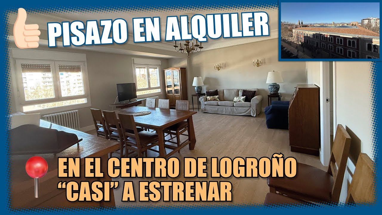 Video House-Tour - Alquiler piso en el centro de Logroño (cód. 785)