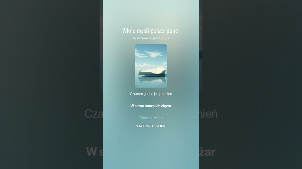 Moje myśli poszarpane