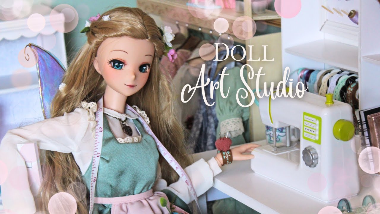 Smart Doll 1:3 Scale Room Diorama &ndash; Cottagecore Woodland Sewing Workshop