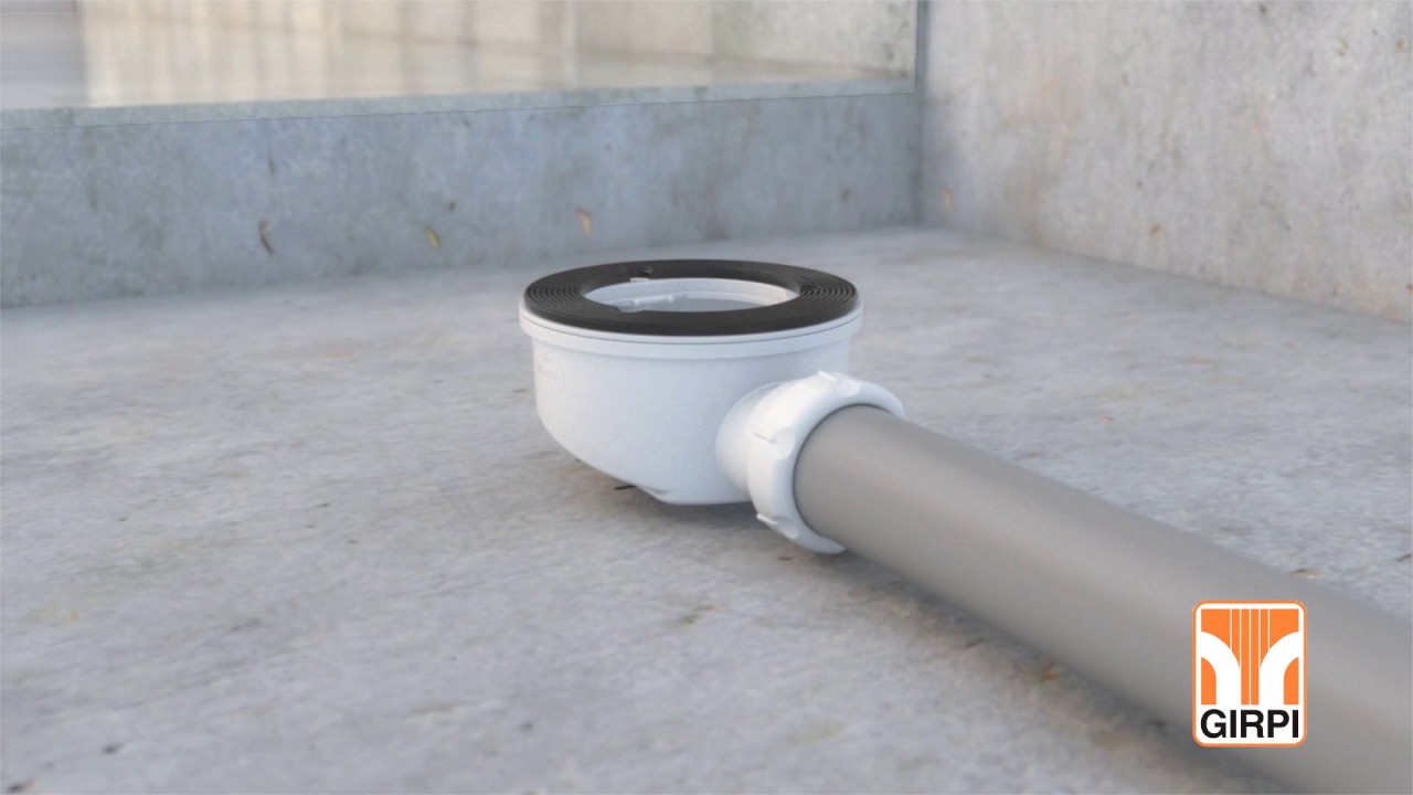 Vidéo d'installation bonde de douche GIRPI